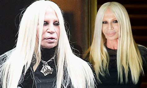 versace donna t shirt|donatella Versace without make up.